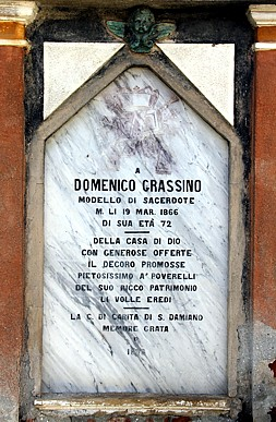 Lapide Don Domenico Grassino